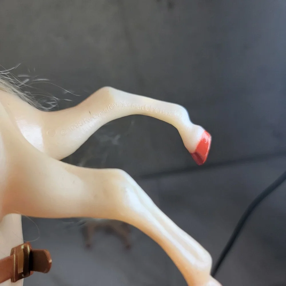 Vintage Breyer Reeves Horse Red Eye Liner Hooves‎ Mare Foal